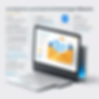 An infographic detailing the advantages of automatic email printing software.