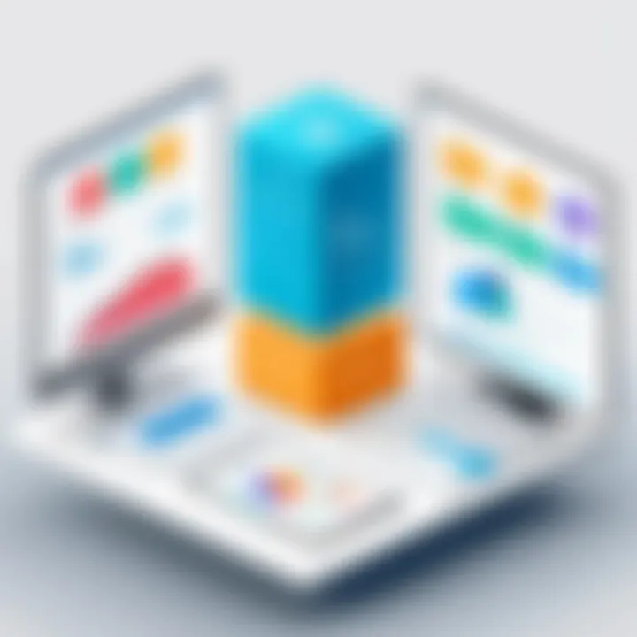 Chart comparing different types of case management software