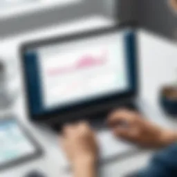 Graphical representation of CGM software functionalities