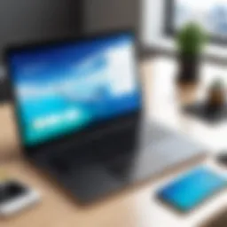 Visual representation of travel management software