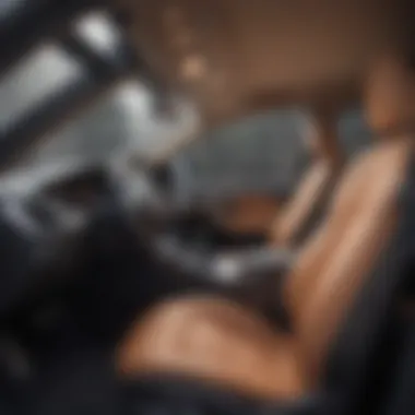 Luxurious Cabin Design Sophisticated Interior of Car