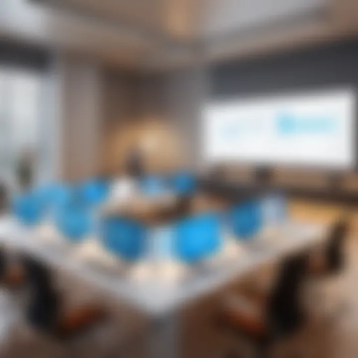 Digital collaboration tools enhancing team communication in architecture.
