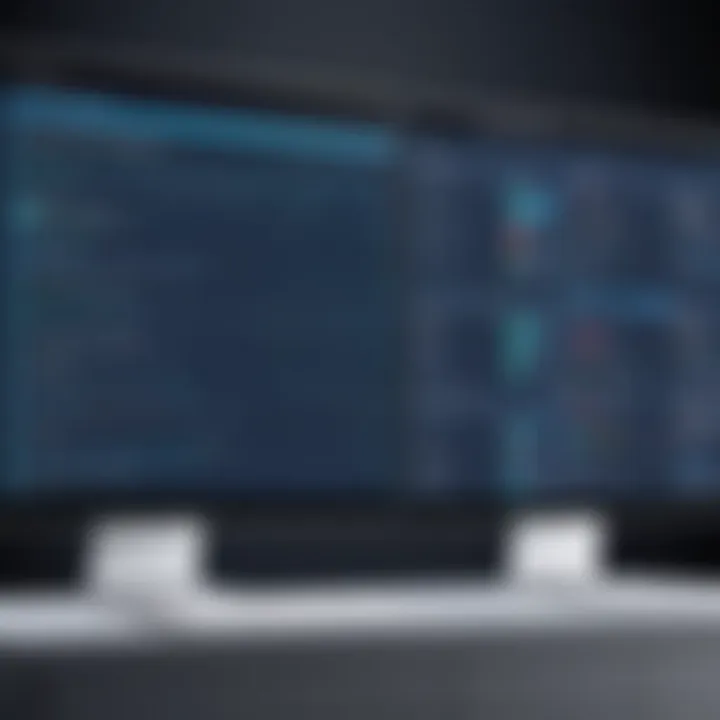 Comparison chart of database management software features