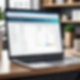 A sleek interface of inventory software on a Mac