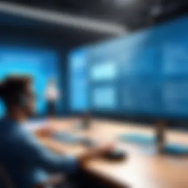 Participants engaging in an online discussion in a webinar format