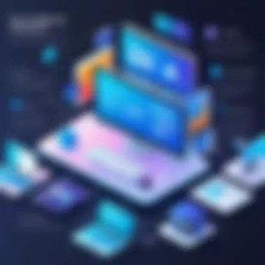 Infographic showcasing advantages of free software tools
