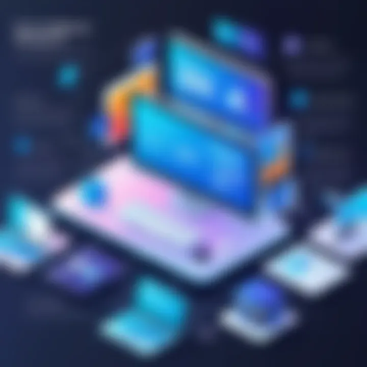 Infographic showcasing advantages of free software tools