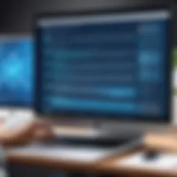 Visual representation of software license management