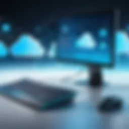 A sleek interface of a virtual PC cloud solution