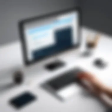 Intuitive Drag-and-Drop Editing Experience A user editing a website layout with drag-and-drop tools