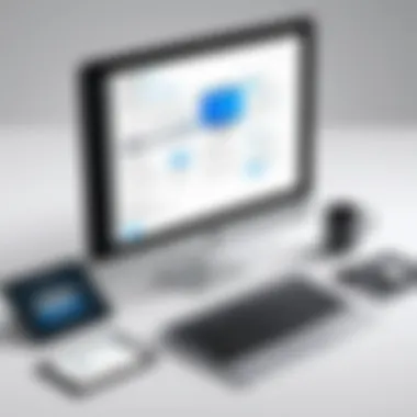 Showcasing a Professionally Built Website A professional showcasing a completed website on a digital device