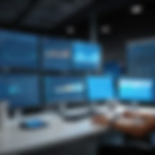 Logility software interface showcasing supply chain analytics