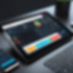 Overview of Manager Plus app interface showcasing dashboard features