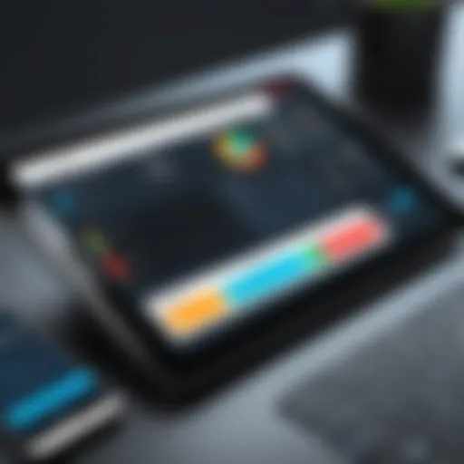 Overview of Manager Plus app interface showcasing dashboard features