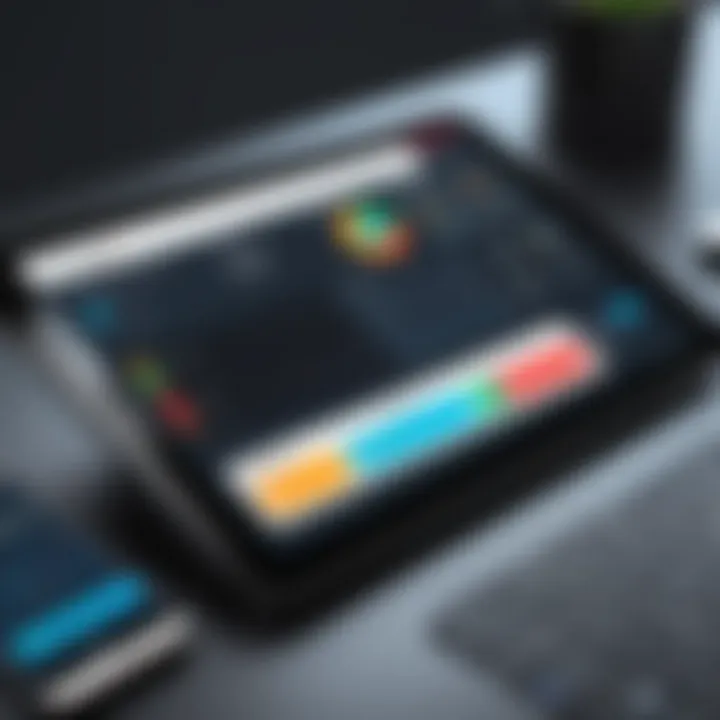 Overview of Manager Plus app interface showcasing dashboard features