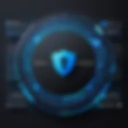 Visual representation of VPN and password management integration