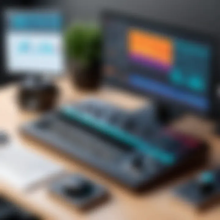 Illustration depicting audio production tips and best practices