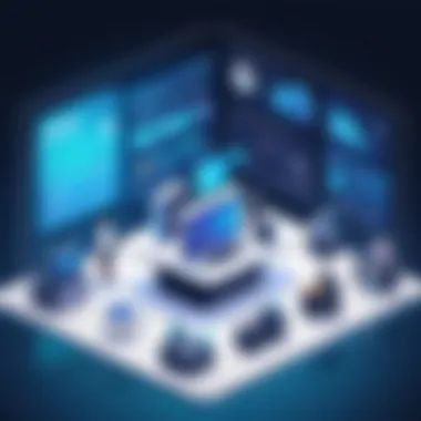 Future of Open Source Ecommerce A futuristic concept design highlighting the evolution of ecommerce technology