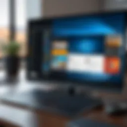 A sleek interface of advanced presentation software