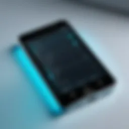 User interface of PrinterOn app on Android device