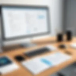User interface of legal drafting software showcasing templates
