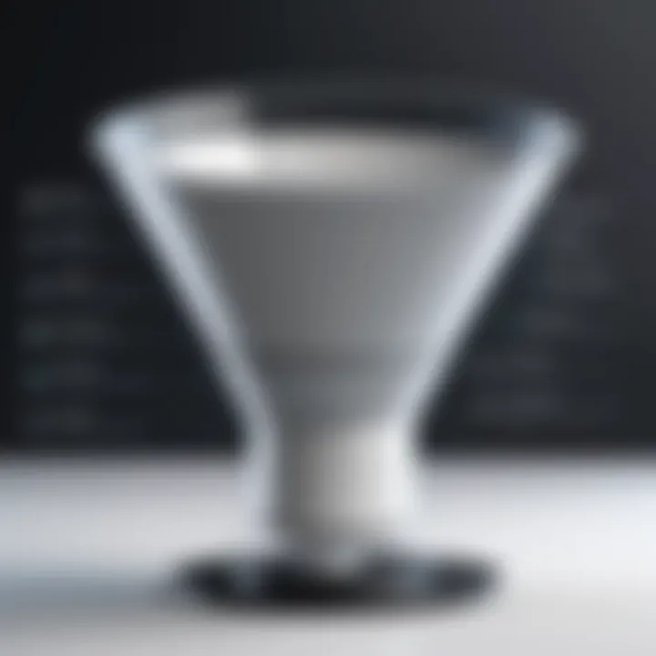 Illustration of funnel creation process with various stages depicted.