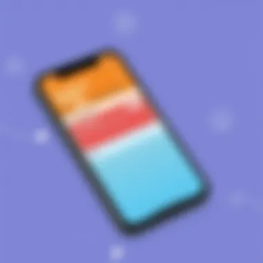 A mobile device displaying a scheduling app in action