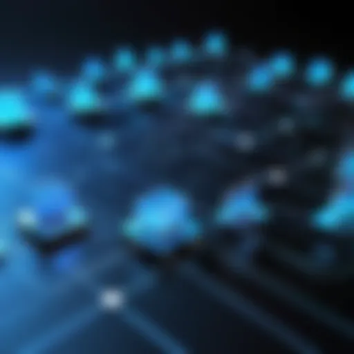 Illustration of VoIP communication network architecture