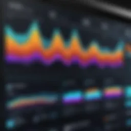 A digital dashboard showcasing church metrics