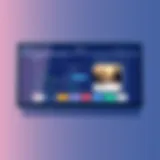 Digital signage interface showcasing user-friendly content management