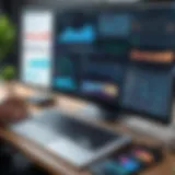 Dashboard showcasing FloQast's user interface and analytics features