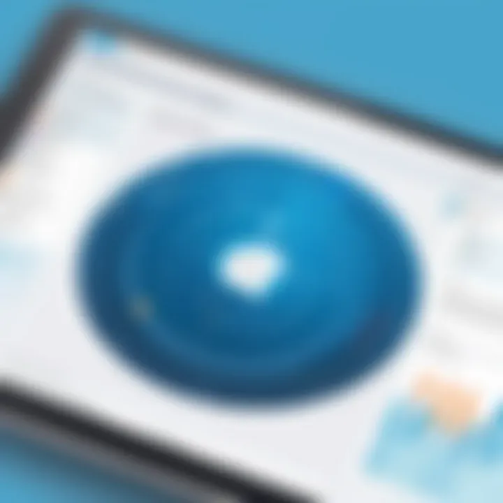 Predictive analytics chart highlighting forecasting accuracy
