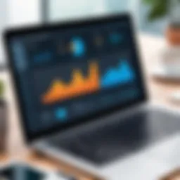 Salesforce forecasting dashboard showcasing data analysis