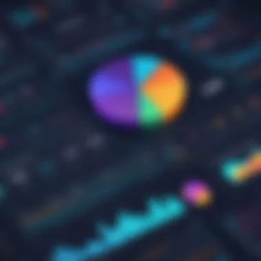 Data analysis chart highlighting key metrics