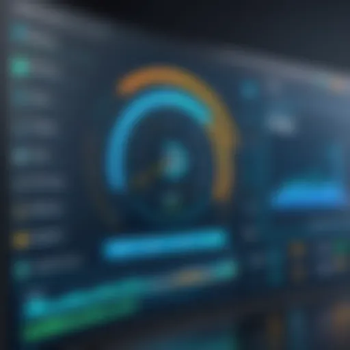 Overview of internet uptime monitoring tools interface