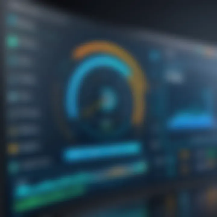 Overview of internet uptime monitoring tools interface