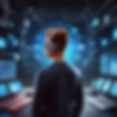 Future Trends in Communication Technologies A futuristic depiction of communication technology trends influenced by LivePerson and Twilio