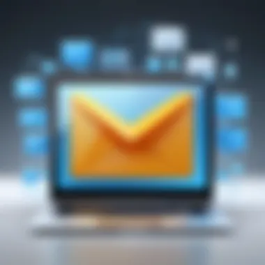 Integration of GetEmail with Email Systems Diagram depicting the integration process of the GetEmail extension with other email systems.