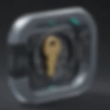 Unlocking the Digital Gate in Grasshopper Sign-In Conceptual illustration of a key unlocking a digital gate
