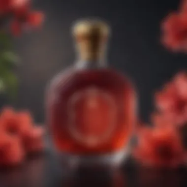 Luxury Elegance in Grenadine Pricing Luxurious Grenadine Bottle in Opulent Setting