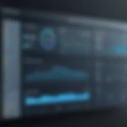 Visualization of guest tracking software dashboard