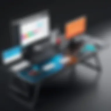 A visual guide demonstrating the integration capabilities of Airtable with various applications.
