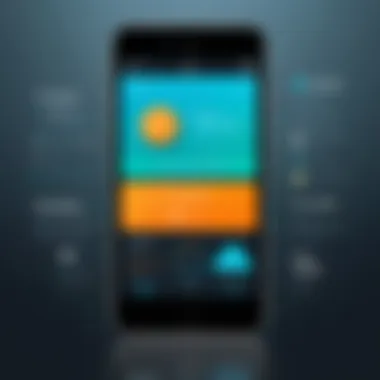 User interface showcasing the Hola App features