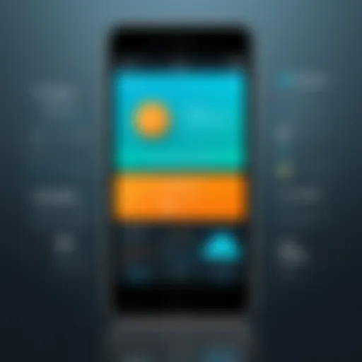 User interface showcasing the Hola App features