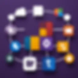 Visual representation of Slack and Microsoft Teams logos intertwined