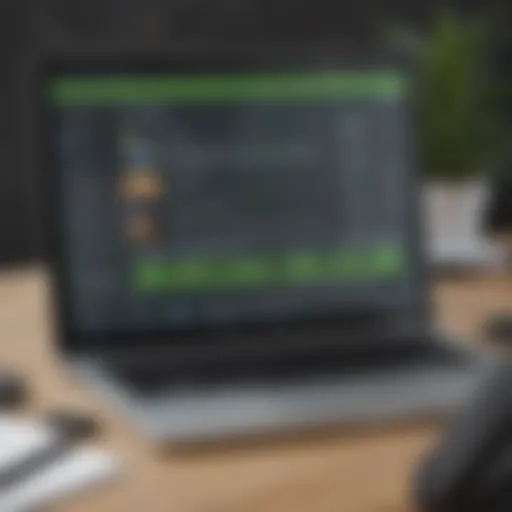 Illuminated laptop screen showing GoFundMe account creation process