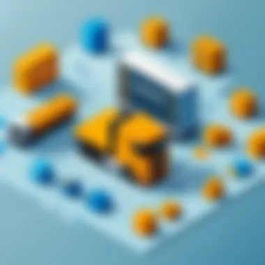 Key Features of Logistics Software Infographic showcasing key features of logistics software