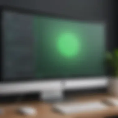 Mac device displaying professional green screen editing