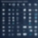 Comparison chart showcasing various marketing automation platforms