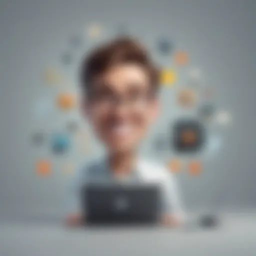Influencer Marketing Strategy Conceptual Illustration